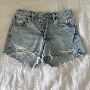Agolde Parker denim shorts
